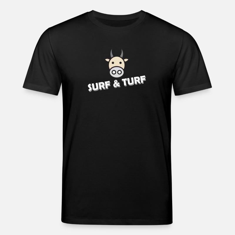 SURF & TURF - Stanley/Stella Unisex Bio-T-Shirt CREATOR  - Schwarz