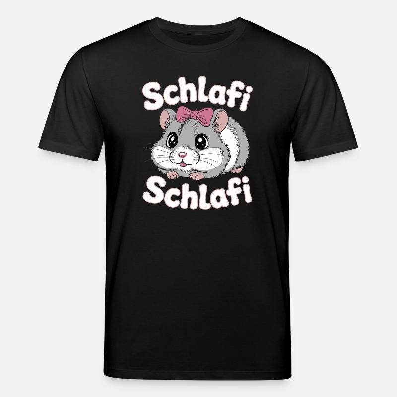 Schlafi Schlafi Hamster Design - T-shirt bio CREATOR Stanley/Stella Unisexe - noir