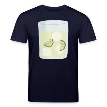 Moscow Mule in Watercolor Style - Stanley/Stella CREATOR Unisex Organic T-Shirt - navy - Front