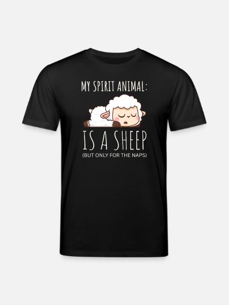My Spirit Animal on unen – hauska uni -motiivi - Stanley/Stella CREATOR unisex luomu-t-paita - musta