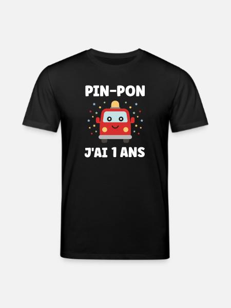 1 ans - T-shirt bio CREATOR Stanley/Stella Unisexe - noir
