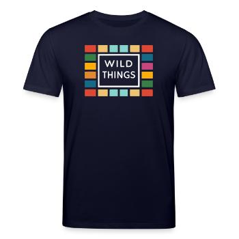Wild Things Bunte Rahmen - Stanley/Stella Unisex Bio-T-Shirt CREATOR  - Navy - Vorne