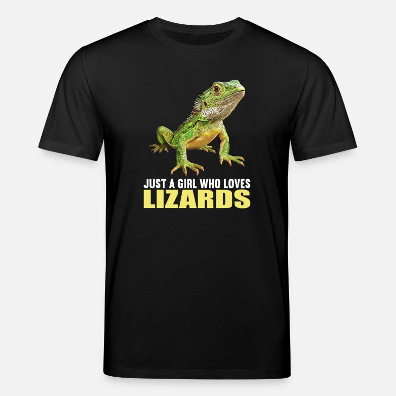 Eidechsen Eidechse - Stanley/Stella Unisex Bio-T-Shirt CREATOR  - Schwarz