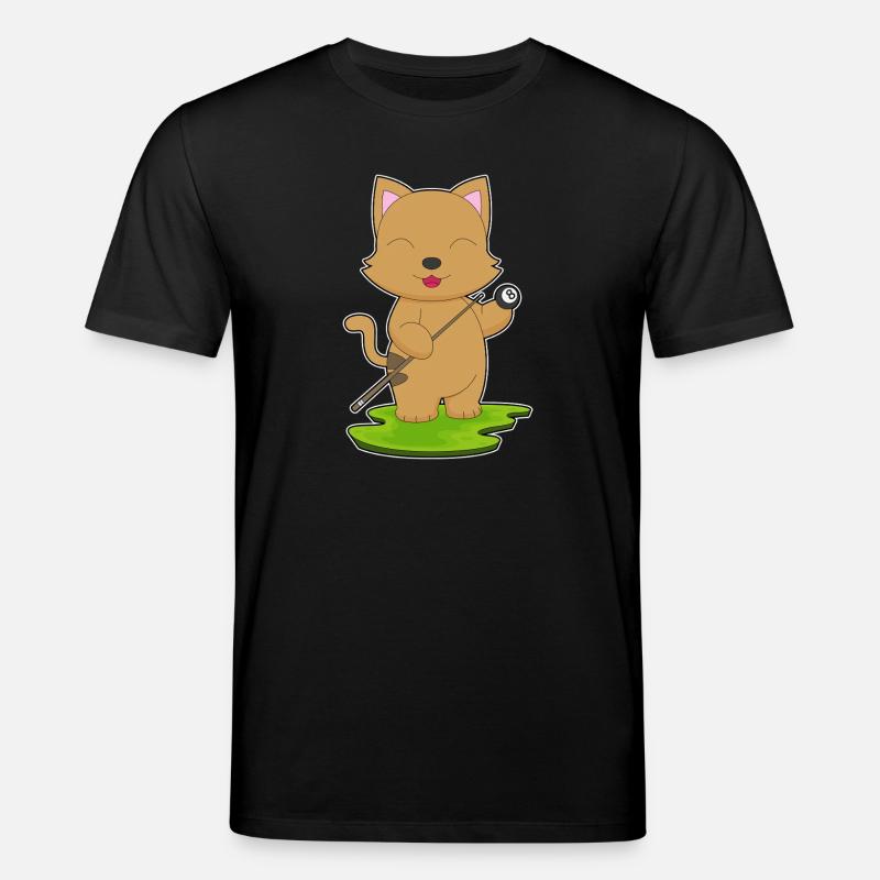 Chat Billiard Cue Sport - T-shirt bio CREATOR Stanley/Stella Unisexe - noir