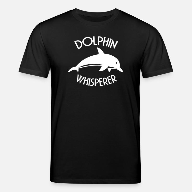 Image Dolphin Whisperer Ocean Lover - T-shirt bio CREATOR Stanley/Stella Unisexe - noir