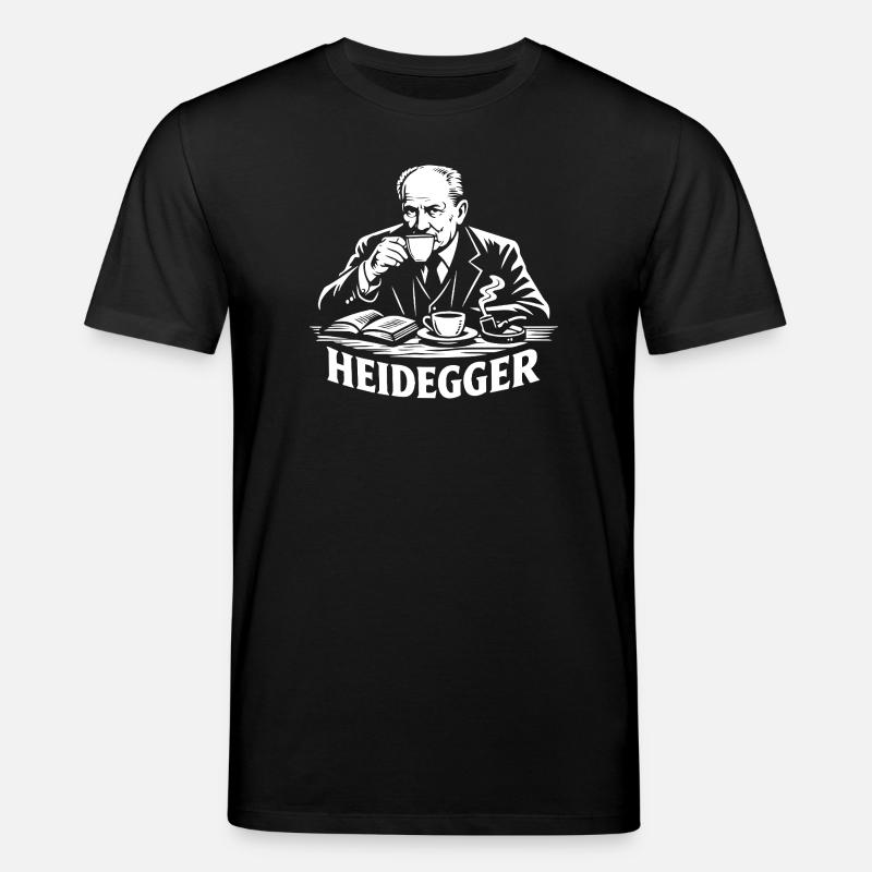 Heidegger Brew Tee - T-shirt bio CREATOR Stanley/Stella Unisexe - noir