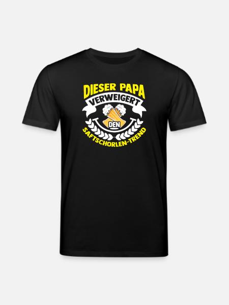 Beer Father Father's Day Dad - Stanley/Stella CREATOR Unisex Organic T-Shirt - black