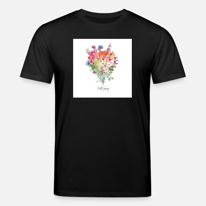 Hello Spring - Stanley/Stella Unisex Bio-T-Shirt CREATOR  - Schwarz