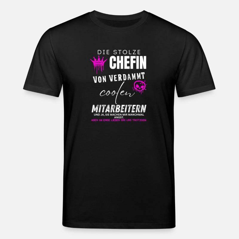Fier patron d’employés vraiment cool - T-shirt bio CREATOR Stanley/Stella Unisexe - noir