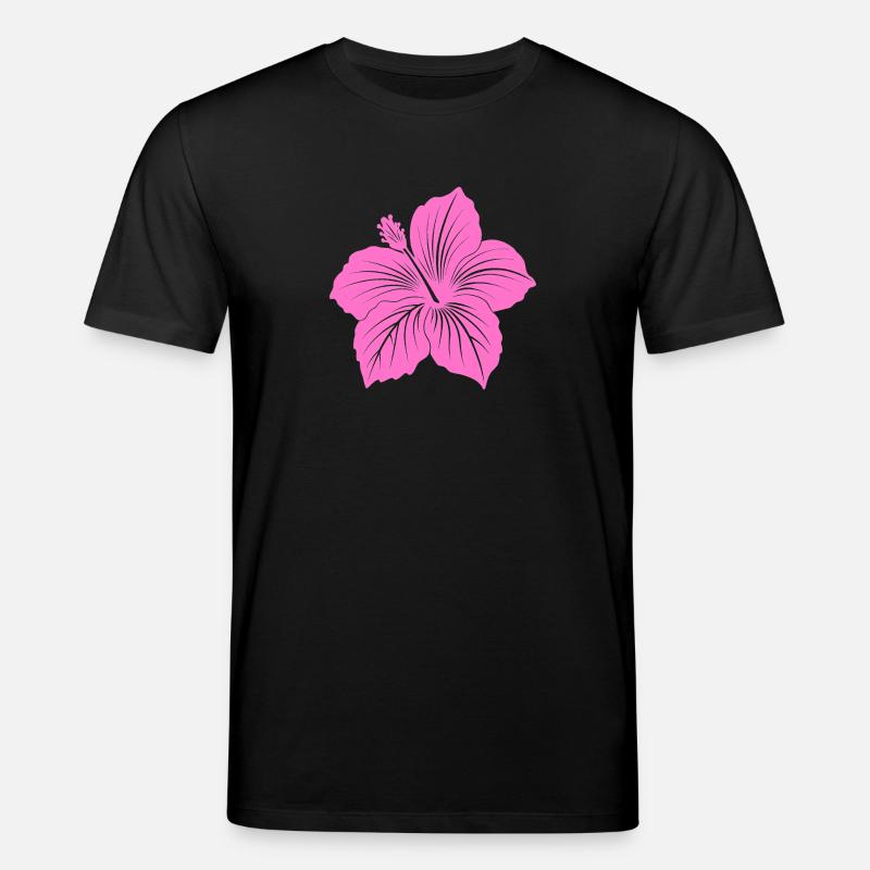 Fleur d’hibiscus - T-shirt bio CREATOR Stanley/Stella Unisexe - noir