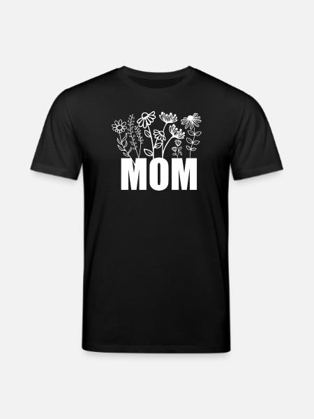 MOM Blossoms - Stanley/Stella CREATOR Unisex Organic T-Shirt - black