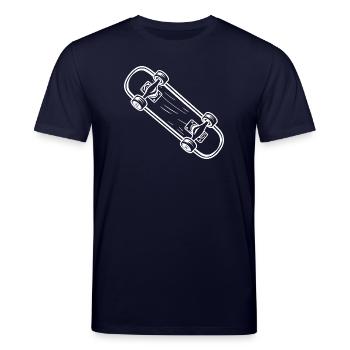 Skateboard Cartoon Look - Stanley/Stella CREATOR Unisex Organic T-Shirt - navy - Front