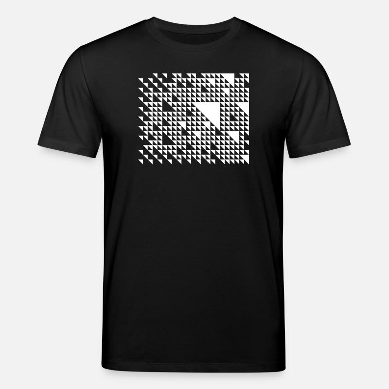 Triangular Mosaic Grid - Stanley/Stella CREATOR Unisex Organic T-Shirt - black