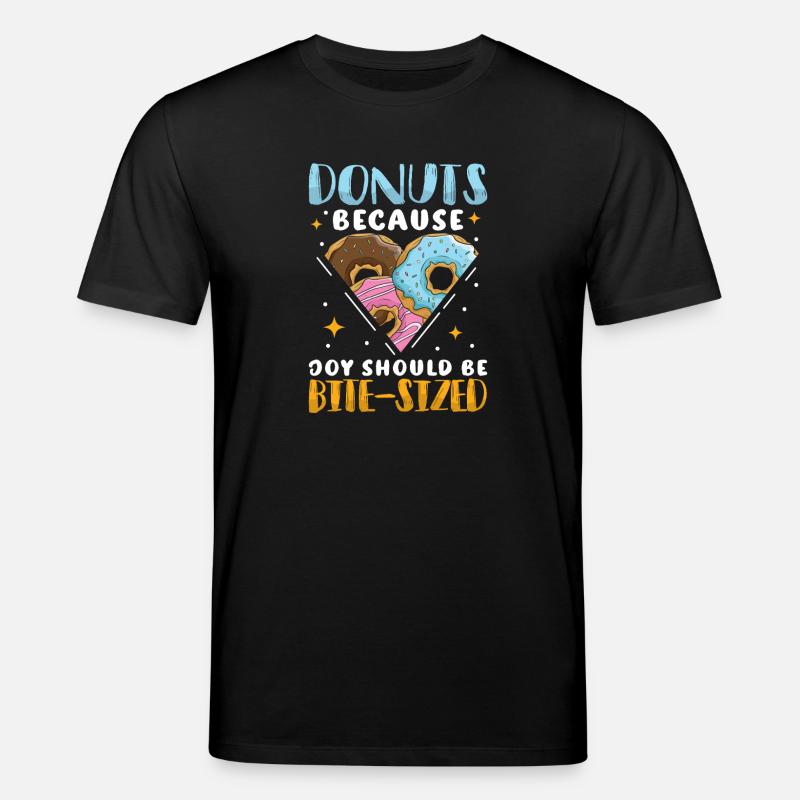 Restauration rapide en donuts - T-shirt bio CREATOR Stanley/Stella Unisexe - noir