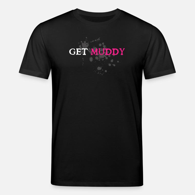 Course boueuse Schlammlauf Mud Run Muddy - T-shirt bio CREATOR Stanley/Stella Unisexe - noir