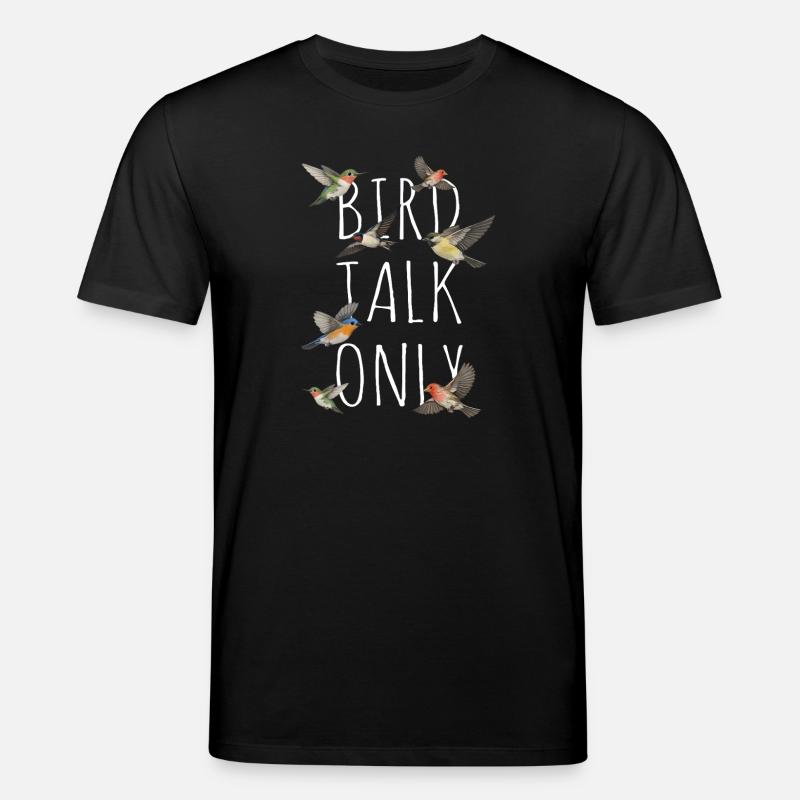 Bird Watching Birding Bird Watcher Vogel-Nerd - Stanley/Stella Unisex Bio-T-Shirt CREATOR  - Schwarz
