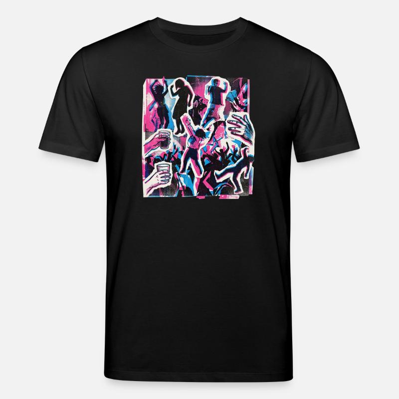 Fête rétro des années 90 - T-shirt bio CREATOR Stanley/Stella Unisexe - noir