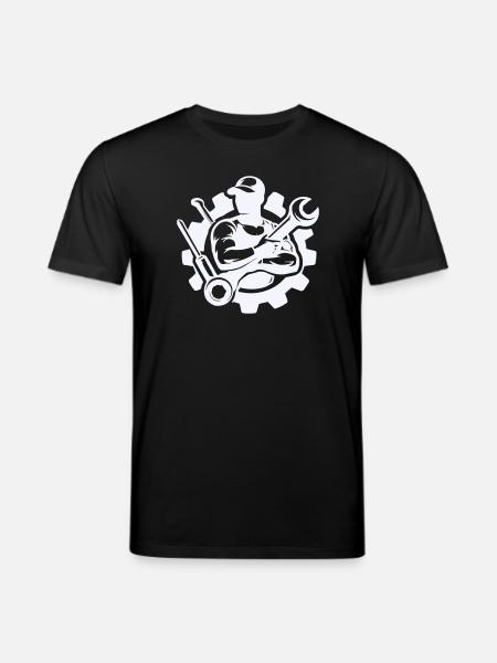 Screwdriver power in gear design - Stanley/Stella CREATOR Unisex Organic T-Shirt - black
