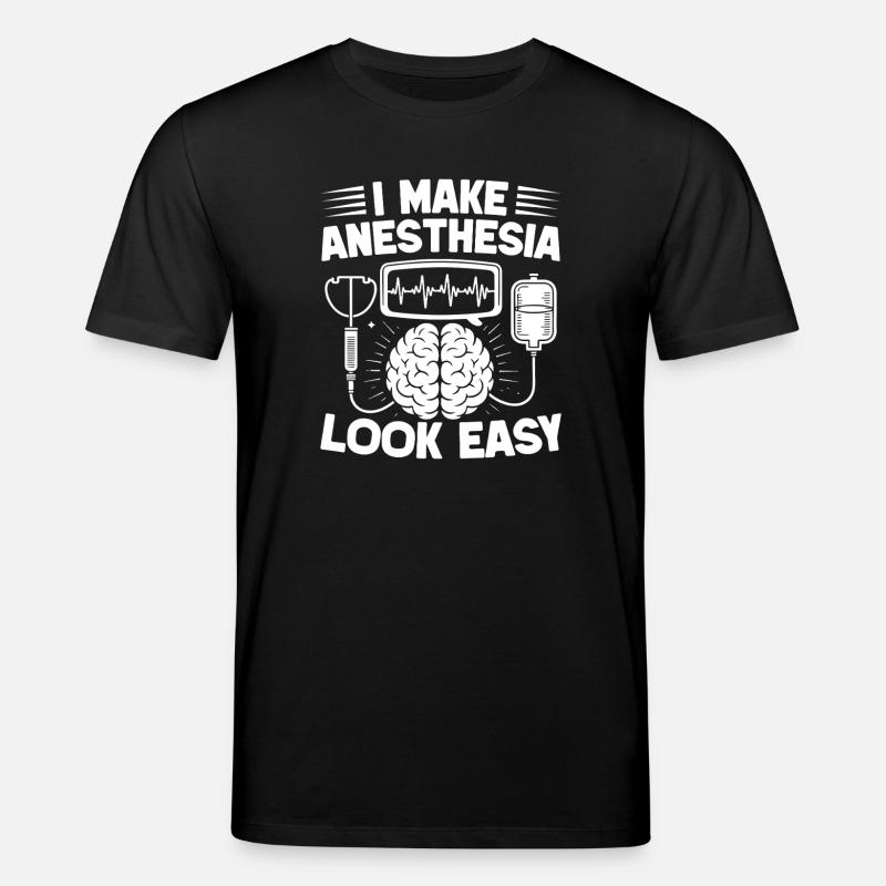 Anesthésiste Look Easy Anesthesia - T-shirt bio CREATOR Stanley/Stella Unisexe - noir