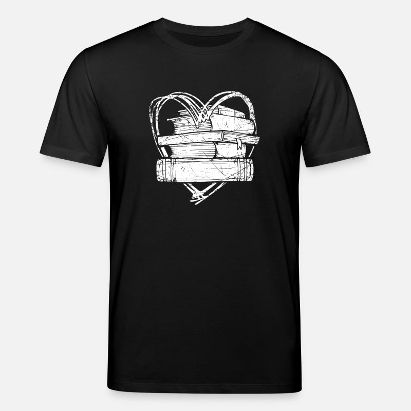 Liebe Bücher lesen - Stanley/Stella Unisex Bio-T-Shirt CREATOR  - Schwarz