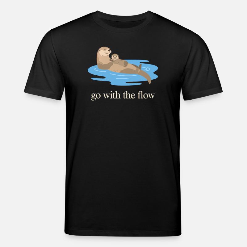 Nimm das Flow Otter Duo - Stanley/Stella Unisex Bio-T-Shirt CREATOR  - Schwarz