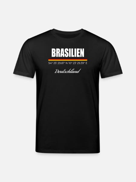 Brasilien - Stanley/Stella Unisex Bio-T-Shirt CREATOR - Schwarz