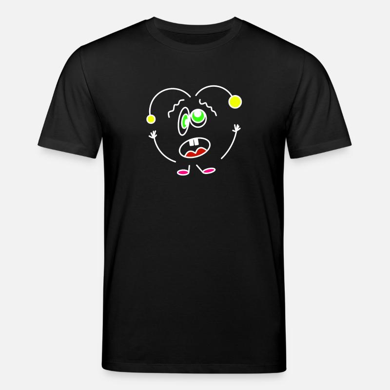 Crazy-Heartbeat - Stanley/Stella Unisex Bio-T-Shirt CREATOR  - Schwarz