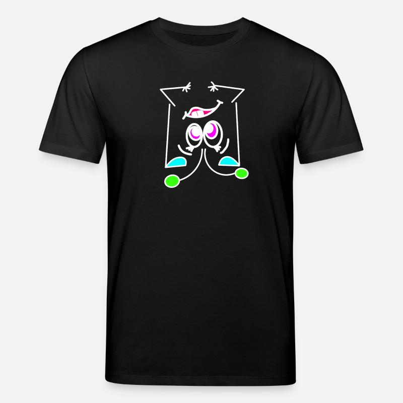 Neon-Mood Flip - Das Umdreh-Gesicht - Stanley/Stella Unisex Bio-T-Shirt CREATOR - Schwarz
