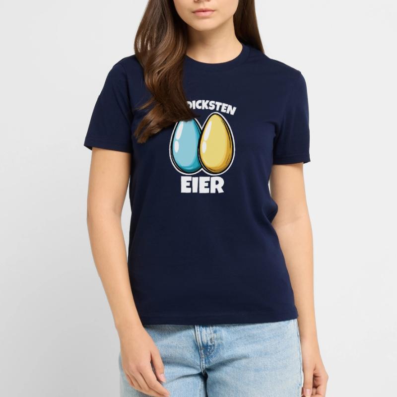 Dicke Eier die dicksten Eier Ostereier Stanley/Stella Unisex Bio-T-Shirt CREATOR 