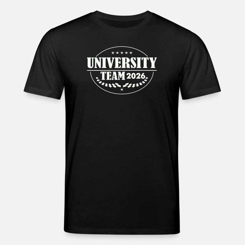 Emblème de l’équipe universitaire 2026 - T-shirt bio CREATOR Stanley/Stella Unisexe - noir