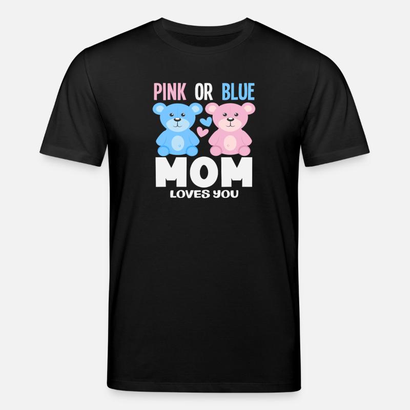Maman rose ou bleue t’aime - T-shirt bio CREATOR Stanley/Stella Unisexe - noir