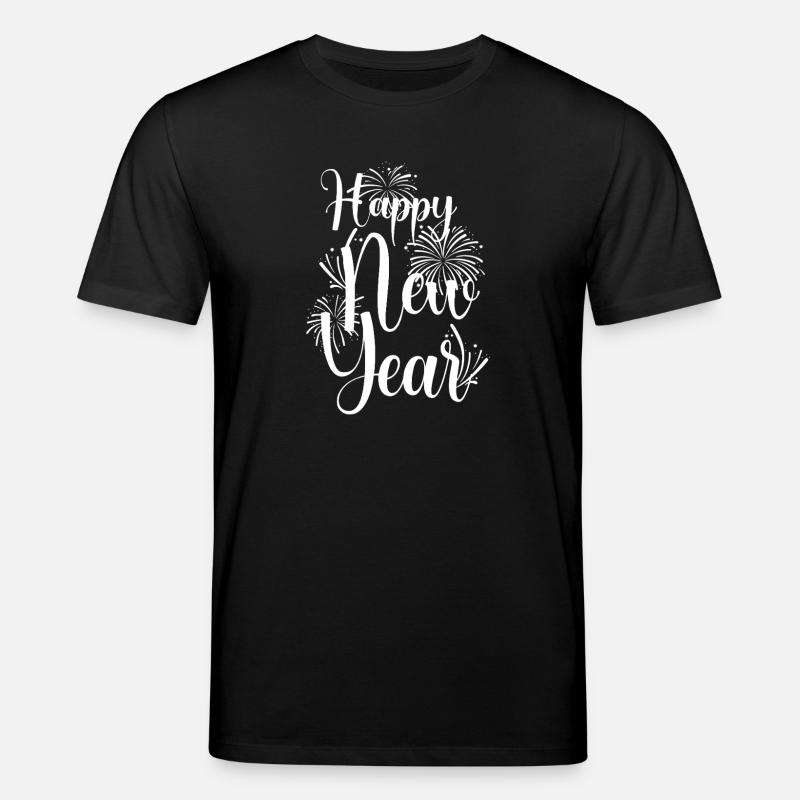 Scénario joyeux du Nouvel An pour les feux d’artifice - T-shirt bio CREATOR Stanley/Stella Unisexe - noir