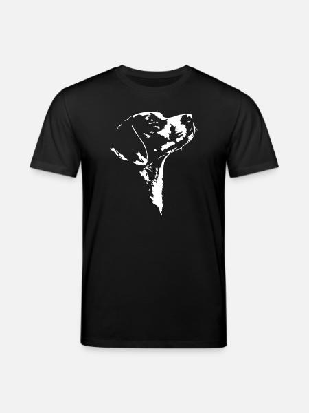 Harrier Silhouette Dog Dog Wilsigns - Stanley/Stella CREATOR økologisk unisex-T-shirt - sort