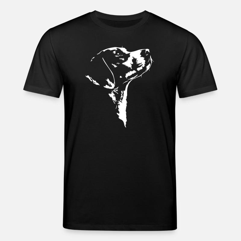 Silhouette de busard Chien Wilsigns - T-shirt bio CREATOR Stanley/Stella Unisexe - noir
