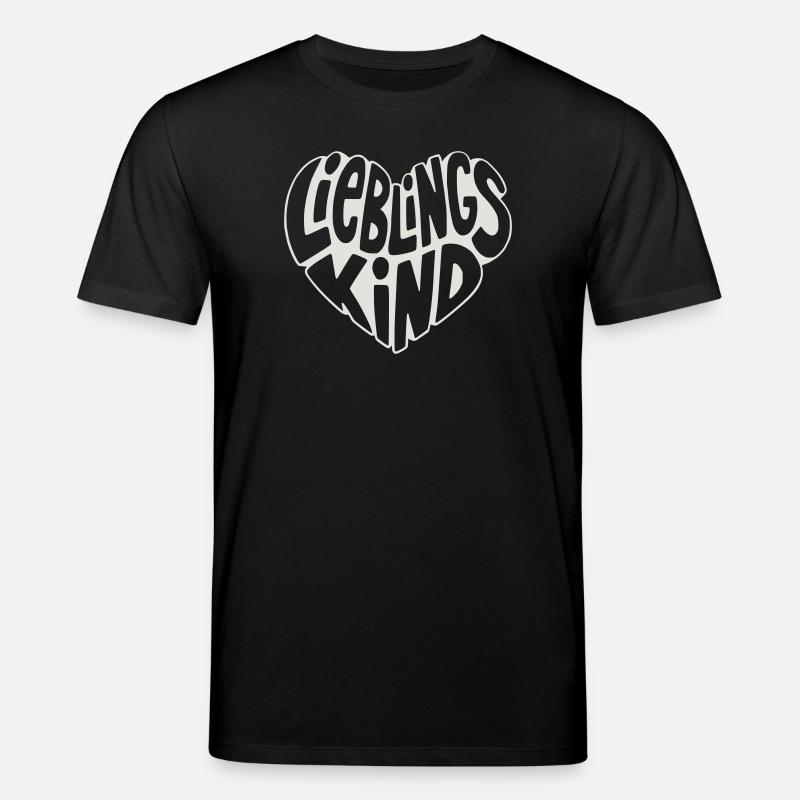 Cœur d’enfant préféré design rétro - T-shirt bio CREATOR Stanley/Stella Unisexe - noir