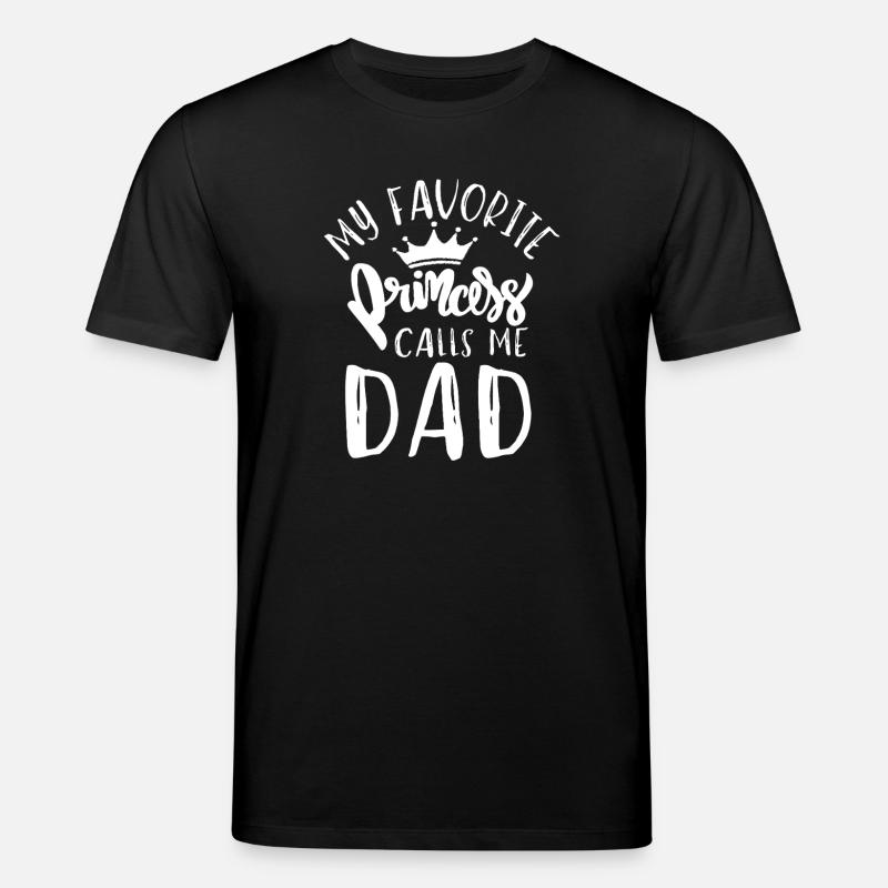 La princesse m’appelle papa - T-shirt bio CREATOR Stanley/Stella Unisexe - noir