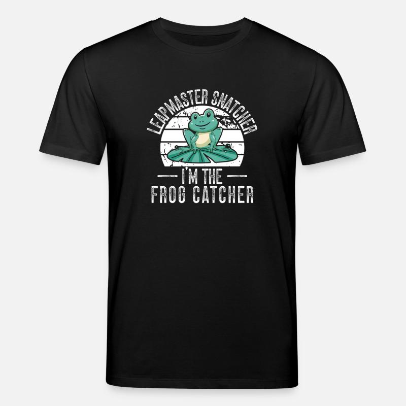 Frog Catcher Leapmaster Snatcher Frog - Stanley/Stella Unisex Bio-T-Shirt CREATOR - Schwarz