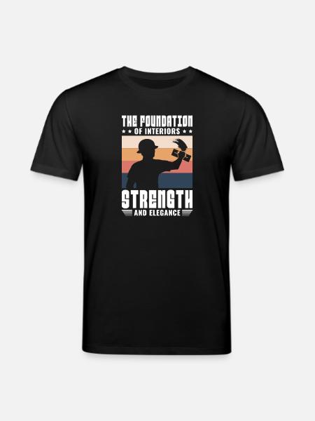 Drywall Drywall Builder Drywall Fitter - Stanley/Stella CREATOR Unisex Organic T-Shirt - black