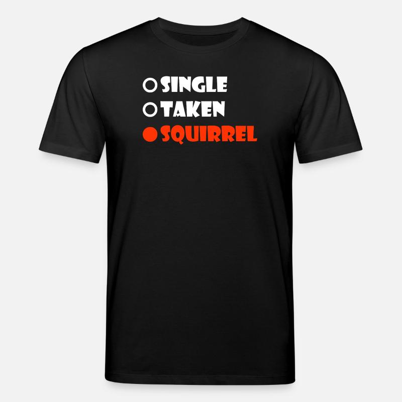 Nur genommenes Eichhörnchen - Stanley/Stella Unisex Bio-T-Shirt CREATOR  - Schwarz
