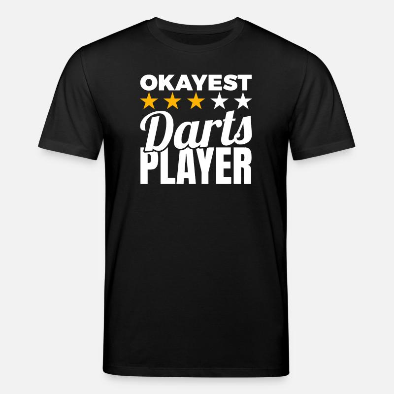 Durchschnittlicher Dartspieler - Stanley/Stella Unisex Bio-T-Shirt CREATOR  - Schwarz
