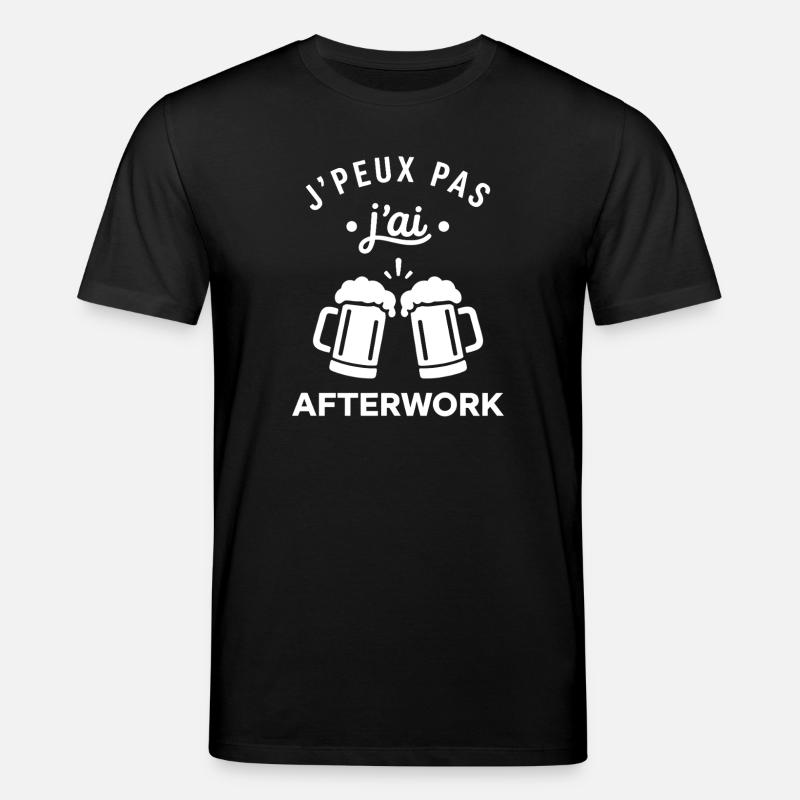 afterwork - T-shirt bio CREATOR Stanley/Stella Unisexe - noir