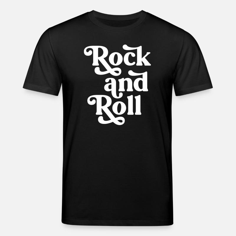 Rock'n'Roll-Retro-Schriftart - Stanley/Stella Unisex Bio-T-Shirt CREATOR - Schwarz