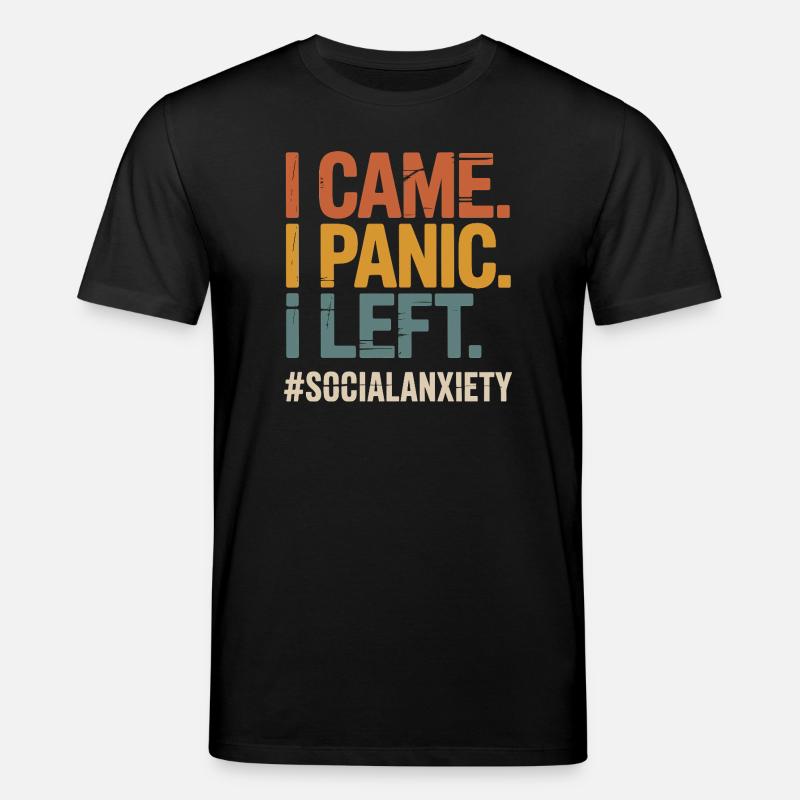 Introvertiertes Problem Lustiger Sozialfreak - Stanley/Stella Unisex Bio-T-Shirt CREATOR  - Schwarz