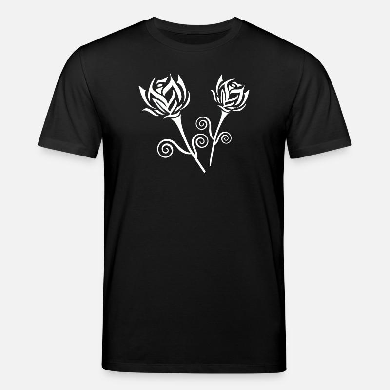 Roses - T-shirt bio CREATOR Stanley/Stella Unisexe - noir
