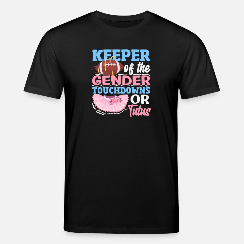 Hüter Des Geschlechts Touchdowns Oder Tutus - Stanley/Stella Unisex Bio-T-Shirt CREATOR  - Schwarz