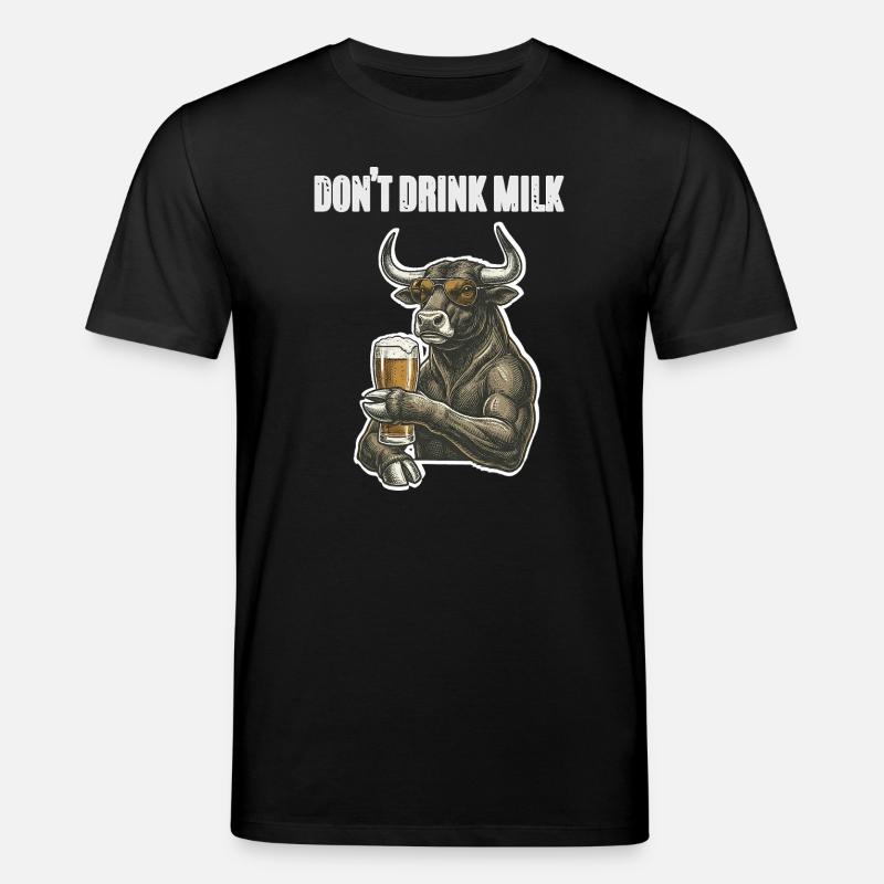 Stier Bulle Bier - Stanley/Stella Unisex Bio-T-Shirt CREATOR - Schwarz
