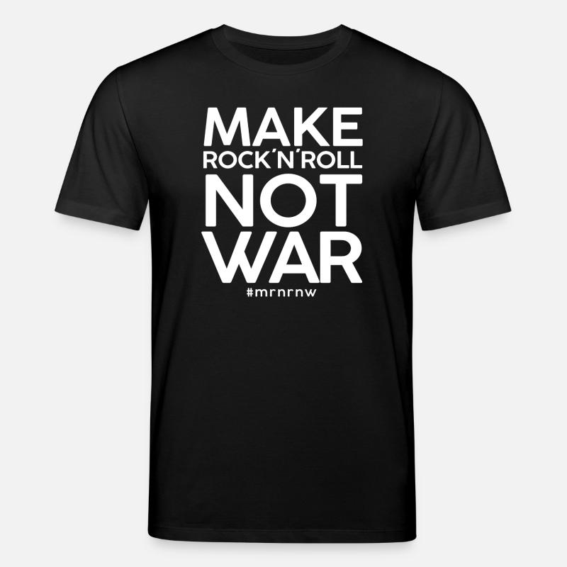 MAKE ROCK´N´ROLL NOT WAR Classic 2014-Version - Stanley/Stella Unisex Bio-T-Shirt CREATOR  - Schwarz