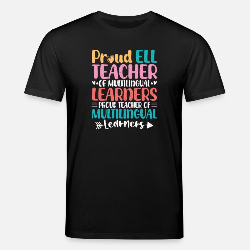 ELL-Lehrer englische Sprache - Stanley/Stella Unisex Bio-T-Shirt CREATOR  - Schwarz