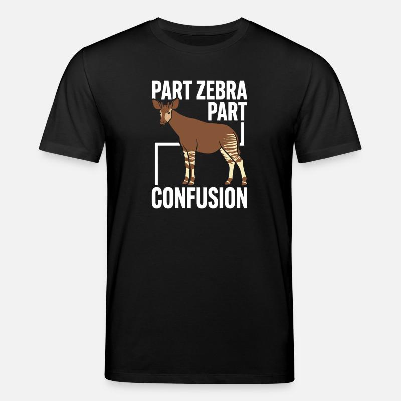 Okapi-liebhaber Okapi-tier Seltene Tierweltliebe - Stanley/Stella Unisex Bio-T-Shirt CREATOR  - Schwarz
