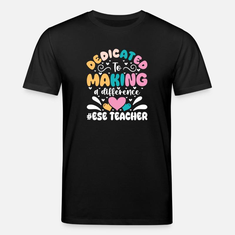 Cadeaux pour les enseignants ESE - T-shirt bio CREATOR Stanley/Stella Unisexe - noir